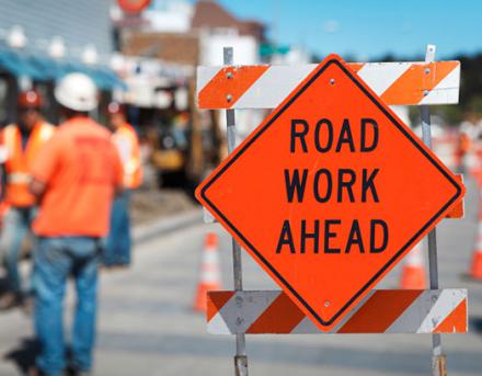 CSCS Sign Lighting & Guarding at Roadworks